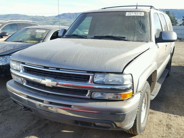 1GNFK16T92J207955 - 2002 CHEVROLET SUBURBAN K BEIGE photo 2