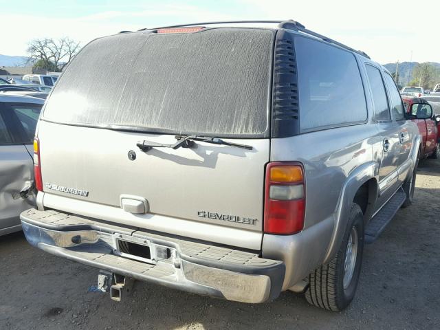 1GNFK16T92J207955 - 2002 CHEVROLET SUBURBAN K BEIGE photo 4