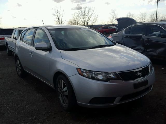 KNAFU5A23D5681076 - 2013 KIA FORTE EX SILVER photo 1