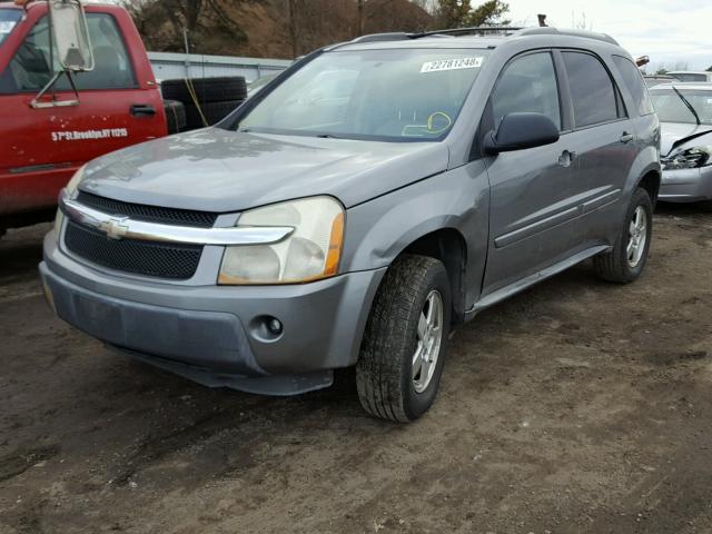 2CNDL73F356143942 - 2005 CHEVROLET EQUINOX LT GRAY photo 2