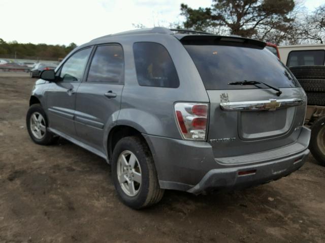 2CNDL73F356143942 - 2005 CHEVROLET EQUINOX LT GRAY photo 3