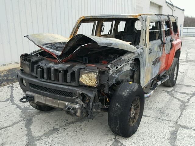 5GTEN43E388192316 - 2008 HUMMER H3 LUXURY BURN photo 2