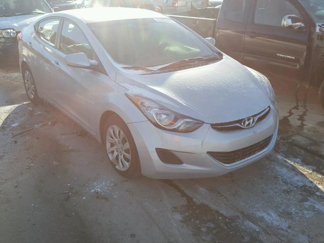 5NPDH4AE3DH190591 - 2013 HYUNDAI ELANTRA GL SILVER photo 1