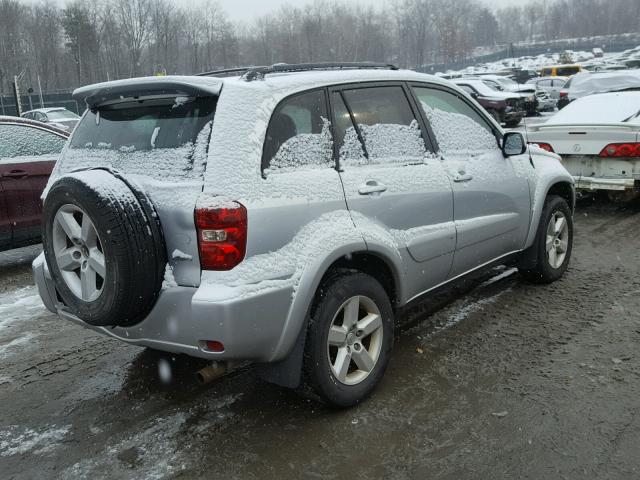 JTEHD20V756028957 - 2005 TOYOTA RAV4 SILVER photo 4