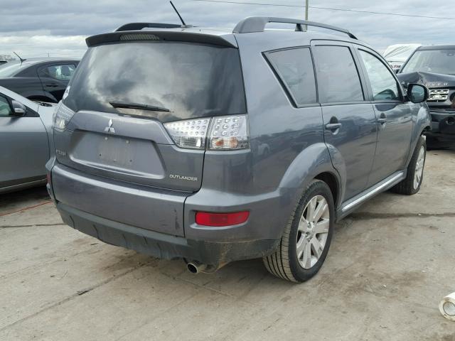 JA4AS3AW3BU034488 - 2011 MITSUBISHI OUTLANDER GRAY photo 4