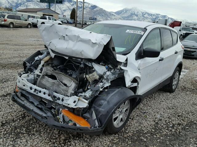 1FMCU0F77EUA86148 - 2014 FORD ESCAPE S WHITE photo 2