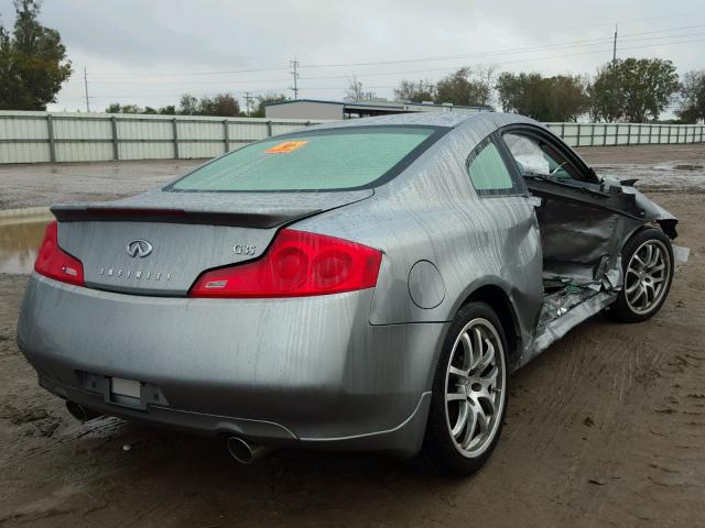 JNKCV54E56M718581 - 2006 INFINITI G35 SILVER photo 4