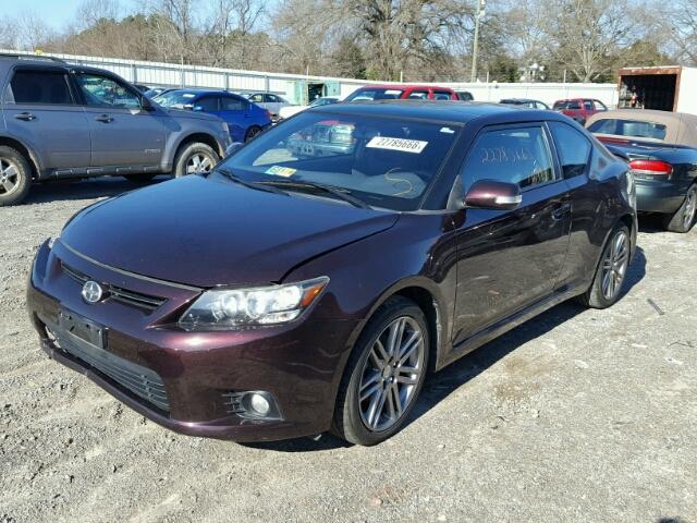 JTKJF5C77B3017123 - 2011 TOYOTA SCION TC 勃艮第红 照片 2