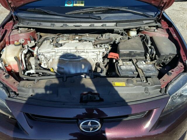 JTKJF5C77B3017123 - 2011 TOYOTA SCION TC 勃艮第红 照片 7