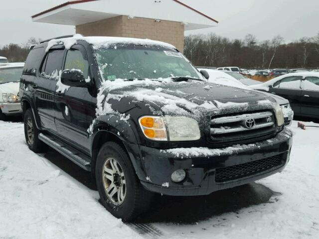 5TDBT48A73S156106 - 2003 TOYOTA SEQUOIA LI BLACK photo 1