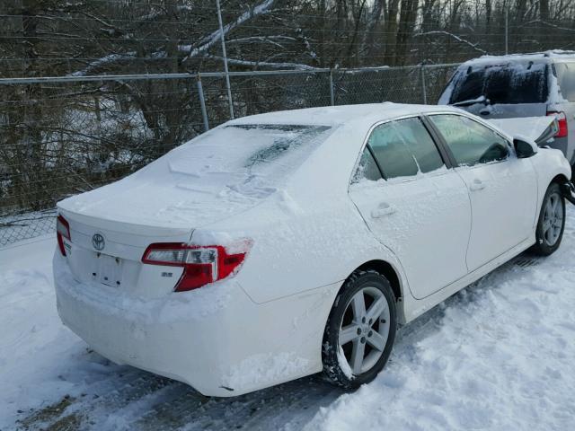 4T1BF1FK1CU165439 - 2012 TOYOTA CAMRY BASE WHITE photo 4