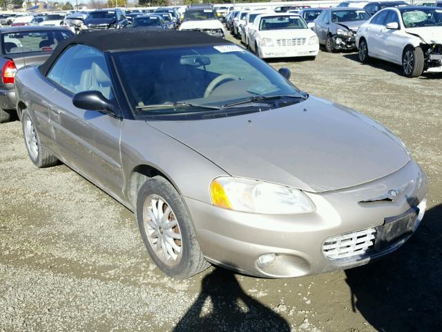 1C3EL55TX3N500854 - 2003 CHRYSLER SEBRING LX GOLD photo 1