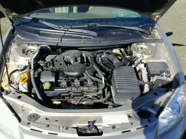 1C3EL55TX3N500854 - 2003 CHRYSLER SEBRING LX GOLD photo 7