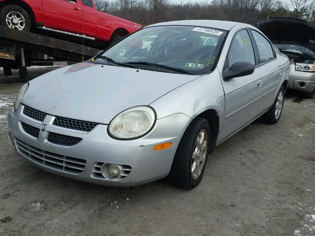 1B3ES56C64D645444 - 2004 DODGE NEON SXT SILVER photo 2