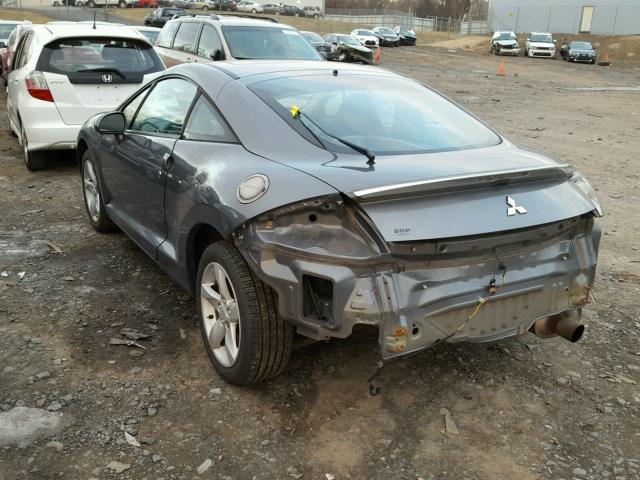 4A3AK24F86E035676 - 2006 MITSUBISHI ECLIPSE GS GRAY photo 3