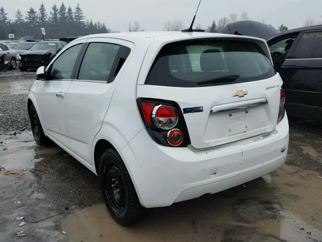 1G1JC6EH0D4209260 - 2013 CHEVROLET SONIC LT WHITE photo 3