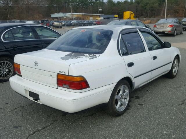 2T1AE04B7RC047269 - 1994 TOYOTA COROLLA WHITE photo 4