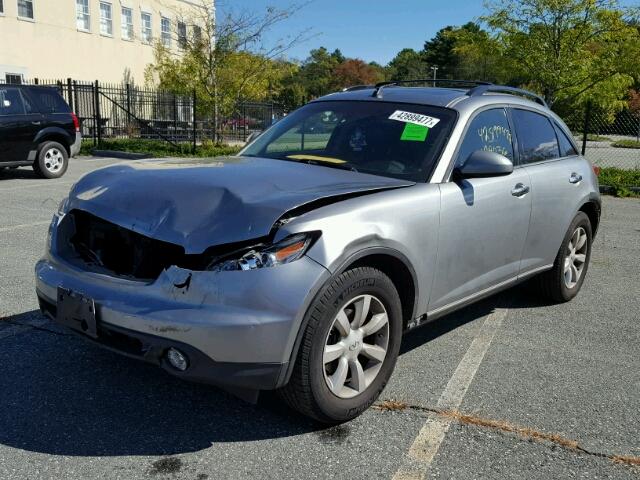 JNRAS08W95X207699 - 2005 INFINITI FX35 GRAY photo 2