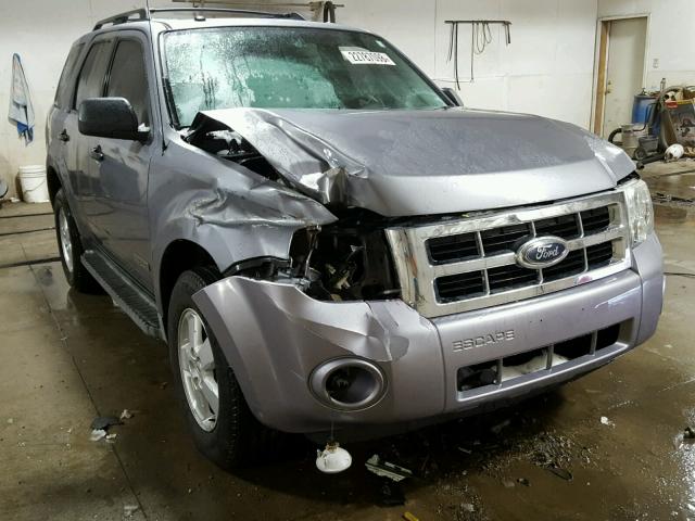 1FMCU03Z18KC91650 - 2008 FORD ESCAPE XLT GRAY photo 1