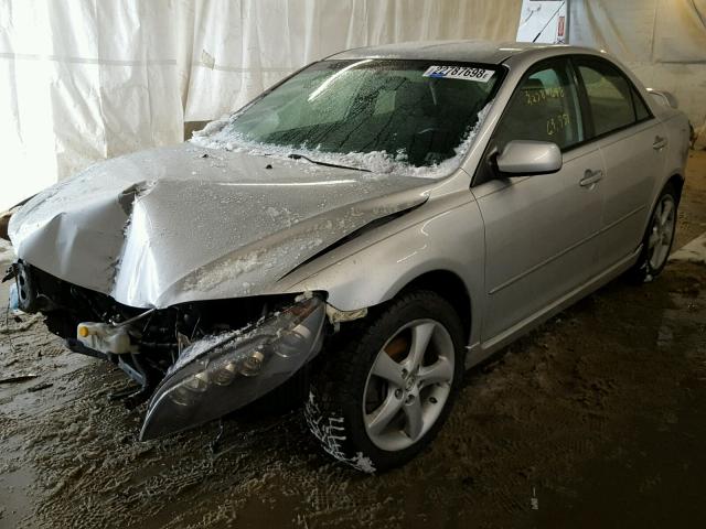 1YVHP80C385M47356 - 2008 MAZDA 6 I SILVER photo 2