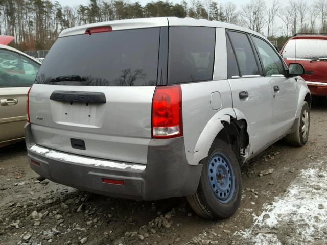 5GZCZ33D54S817072 - 2004 SATURN VUE SILVER photo 4