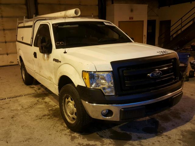 1FTNF1CF2DKE41262 - 2013 FORD F150 WHITE photo 1