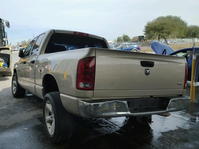 1D7HA18N15J580548 - 2005 DODGE RAM 1500 S GOLD photo 3