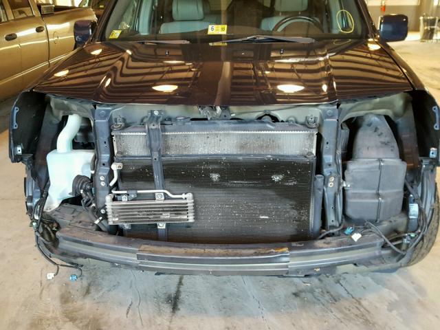 5FNYF48529B050082 - 2009 HONDA PILOT EXL BLUE photo 9