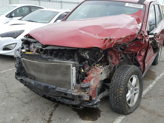 5XYZG3AB7BG023597 - 2011 HYUNDAI SANTA FE G RED photo 9