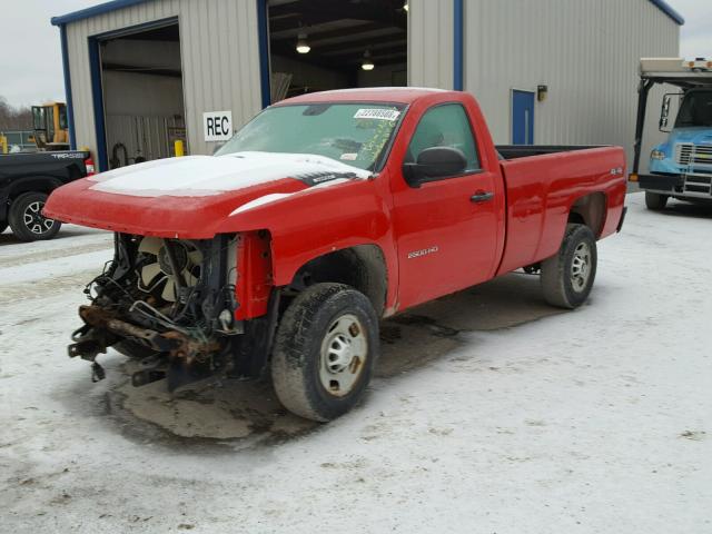 1GC0KVCG8CF234386 - 2012 CHEVROLET SILVERADO RED photo 2