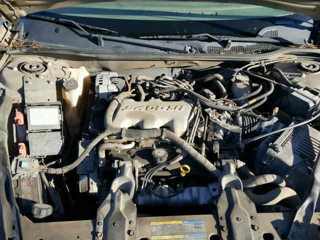 2G1WF52E259264406 - 2005 CHEVROLET IMPALA GOLD photo 7