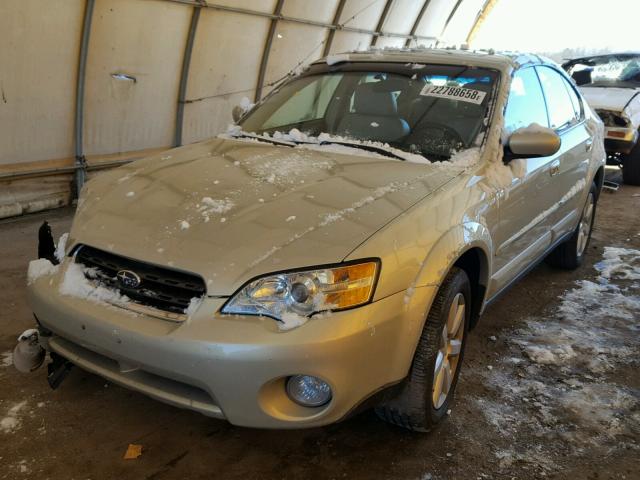 4S4BL62C067208580 - 2006 SUBARU LEGACY OUT CREAM photo 2