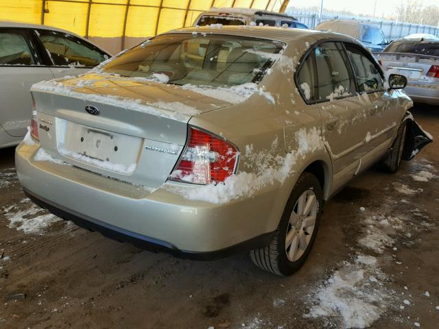 4S4BL62C067208580 - 2006 SUBARU LEGACY OUT CREAM photo 4