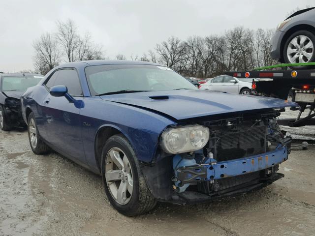 2B3CJ4DVXAH223975 - 2010 DODGE CHALLENGER BLUE photo 1