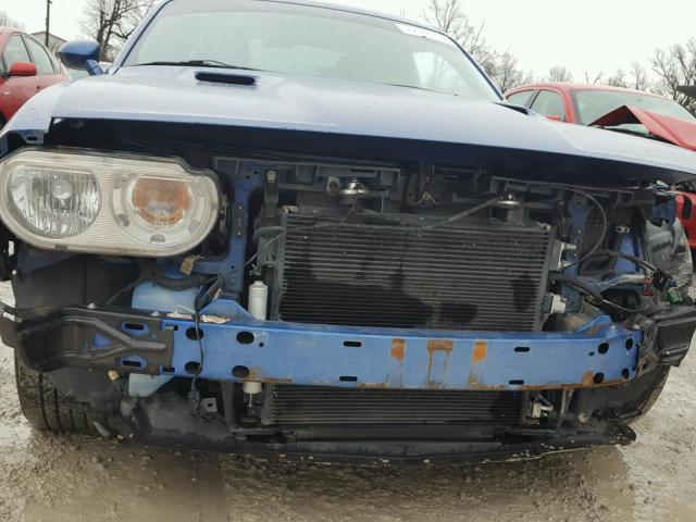 2B3CJ4DVXAH223975 - 2010 DODGE CHALLENGER BLUE photo 9