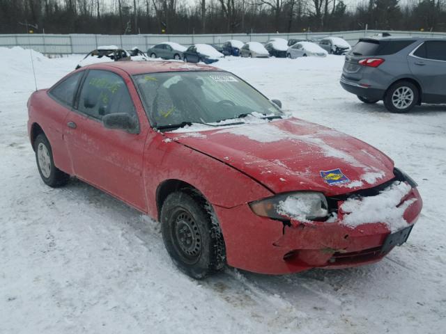 1G1JC12F337388946 - 2003 CHEVROLET CAVALIER RED photo 1