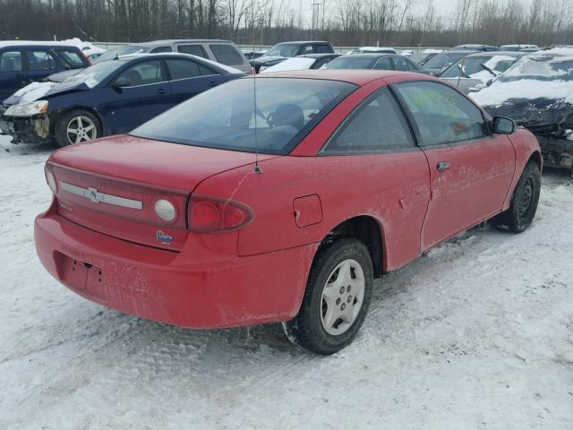 1G1JC12F337388946 - 2003 CHEVROLET CAVALIER RED photo 4