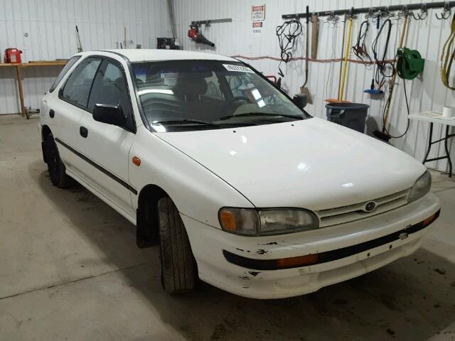 JF1GF2446PK805365 - 1993 SUBARU IMPREZA L WHITE photo 1