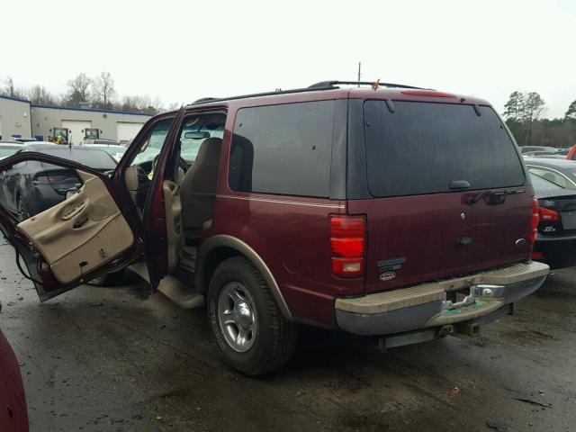 1FMPU18L1YLB42192 - 2000 FORD EXPEDITION BURGUNDY photo 3