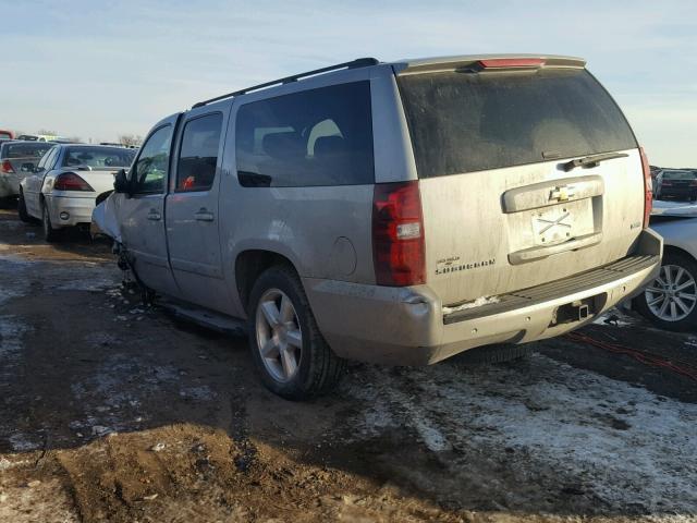 1GNFK16358R187181 - 2008 CHEVROLET SUBURBAN K SILVER photo 3