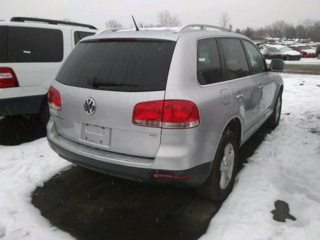 WVGZE77LX7D017792 - 2007 VOLKSWAGEN TOUAREG V6 SILVER photo 4