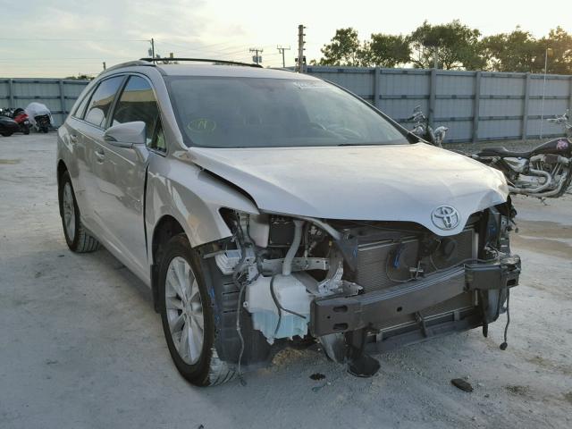 4T3ZA3BB9DU078900 - 2013 TOYOTA VENZA LE SILVER photo 1