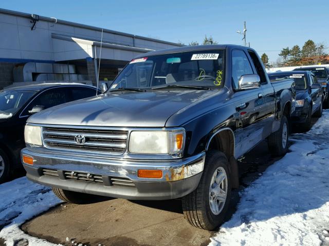 JT4UN24DXV0048835 - 1997 TOYOTA T100 XTRAC SILVER photo 2