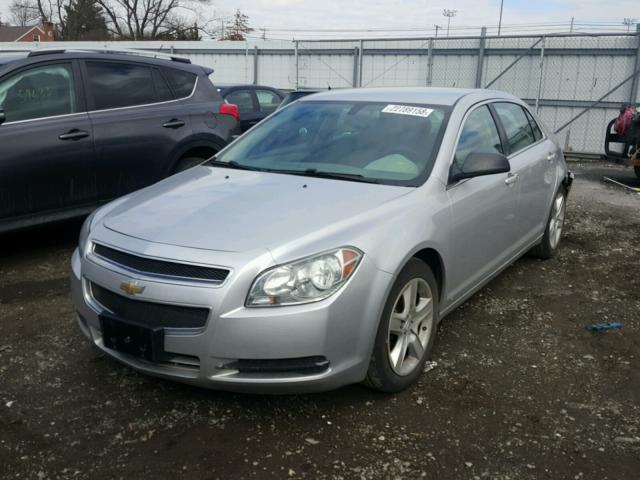 1G1ZB5EB2AF108443 - 2010 CHEVROLET MALIBU LS SILVER photo 2