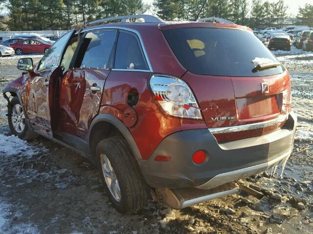 3GSCL33PX8S655838 - 2008 SATURN VUE XE RED photo 3