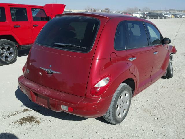 3A4FY58B66T338479 - 2006 CHRYSLER PT CRUISER RED photo 4