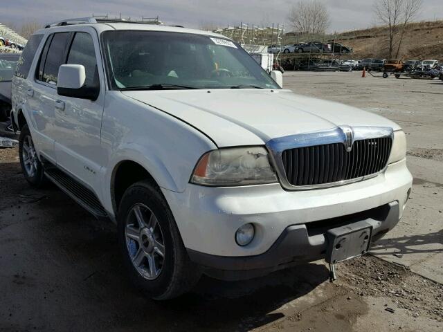 5LMEU68H34ZJ13474 - 2004 LINCOLN AVIATOR WHITE photo 1