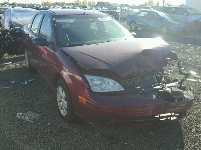 1FAFP34N57W143178 - 2007 FORD FOCUS ZX4 RED photo 1