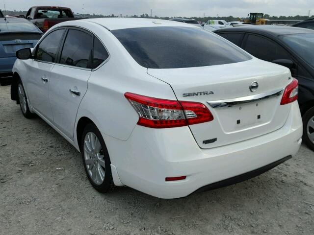 3N1AB7AP3FY223363 - 2015 NISSAN SENTRA S WHITE photo 3