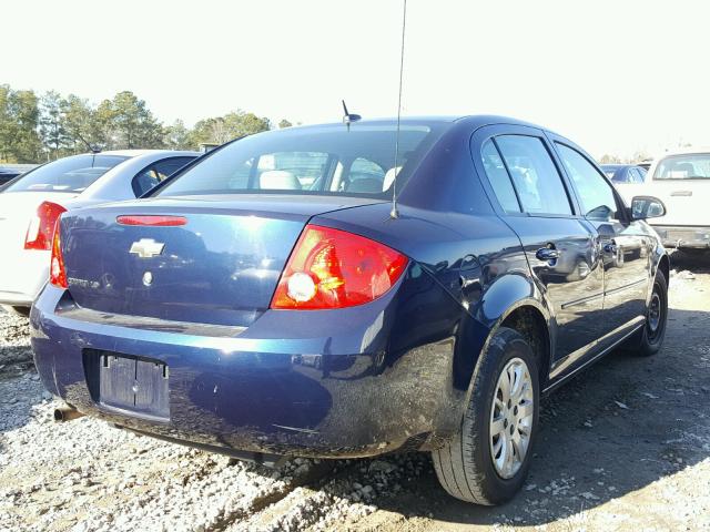 1G1AS58H497146369 - 2009 CHEVROLET COBALT LS BLUE photo 4